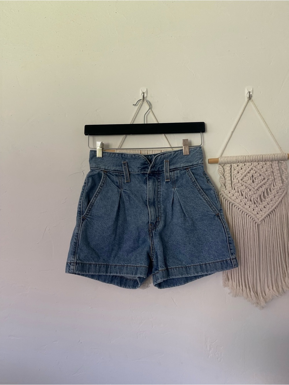 Levi’s High Waist Denim Shorts